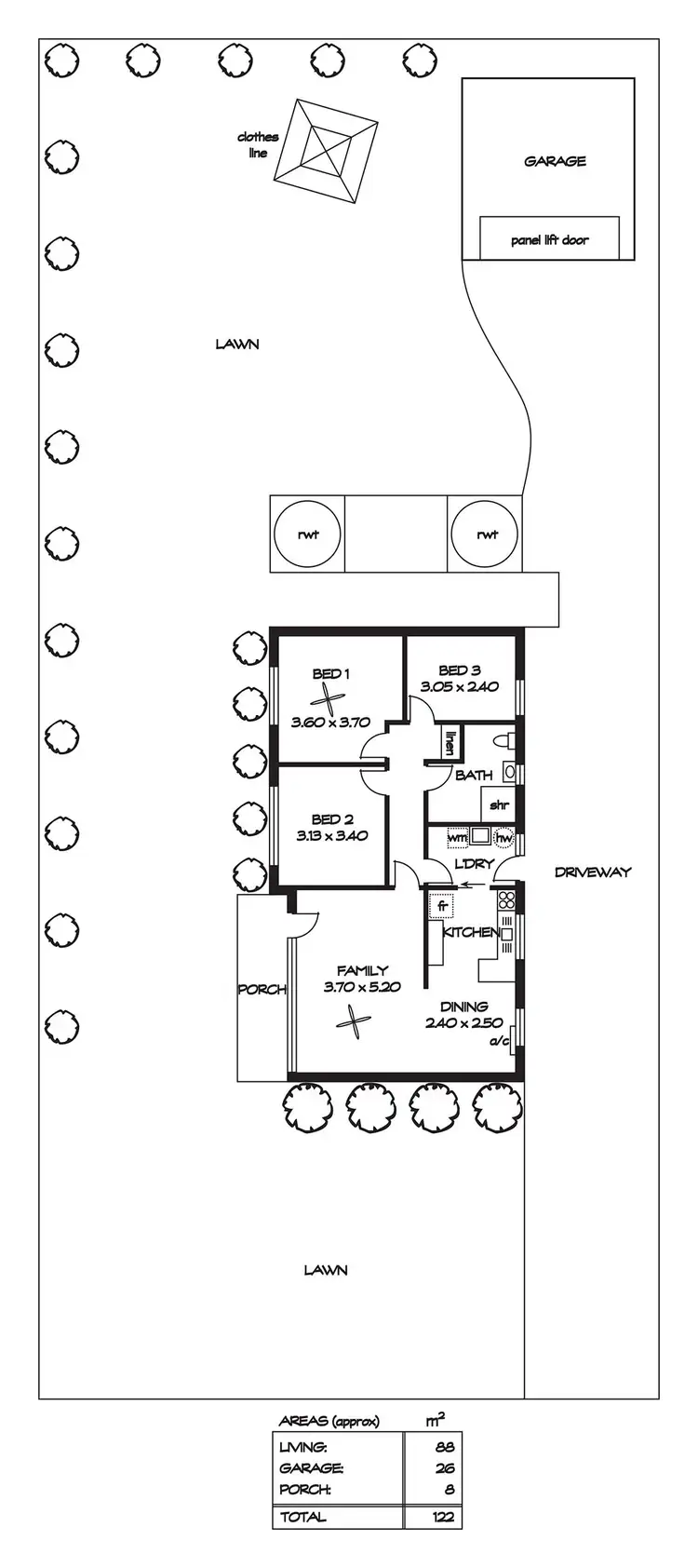 Floorplan of Homely house listing, 29 Bathurst Avenue, Moana SA 5169