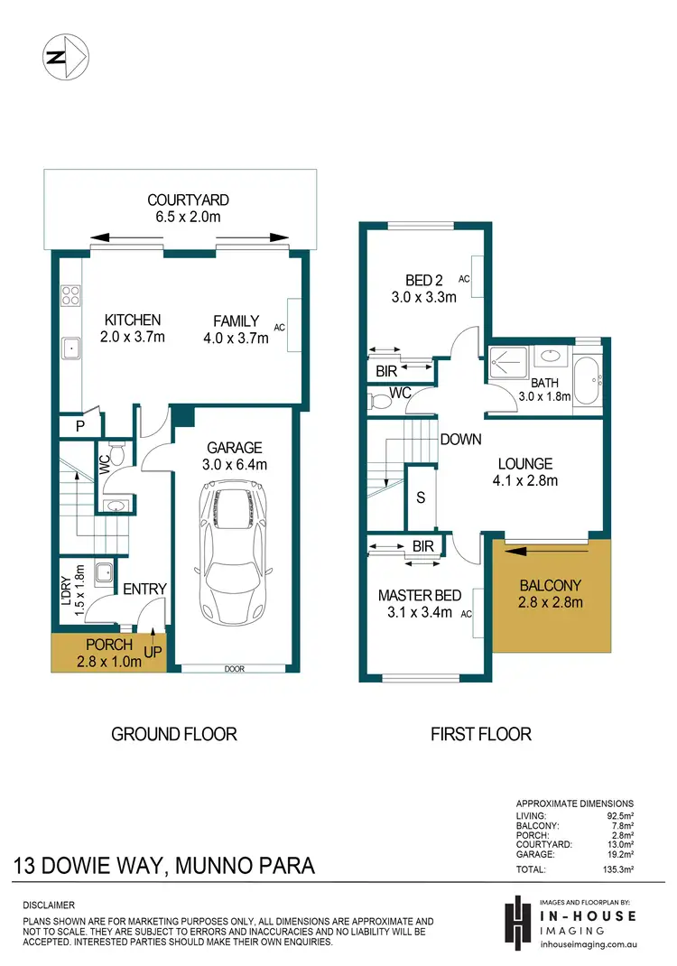 Floorplan of Homely house listing, 13 Dowie Way, Munno Para SA 5115