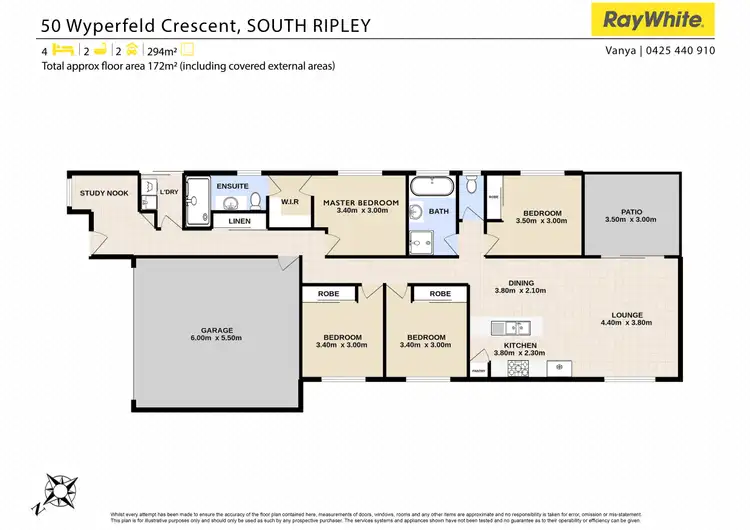 Floorplan of Homely house listing, 50 Wyperfeld Crescent, South Ripley QLD 4306