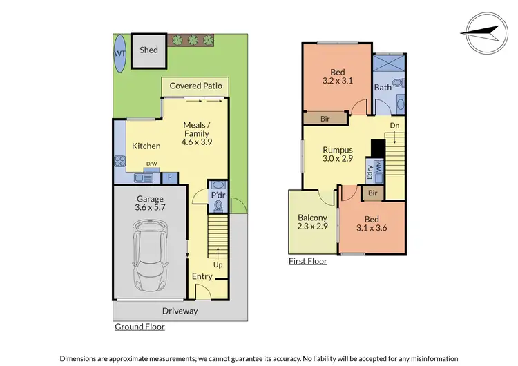Floorplan of Homely townhouse listing, 2/45 Conn Street, Ferntree Gully VIC 3156