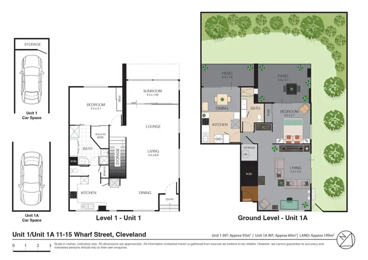 Floorplan of Homely unit listing, 1/11-15 Wharf Street, Cleveland QLD 4163