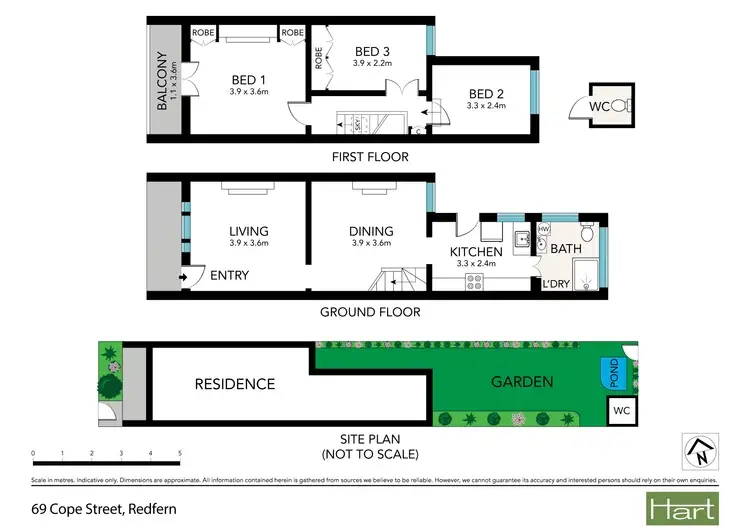 Floorplan of Homely house listing, 69 Cope Street, Redfern NSW 2016