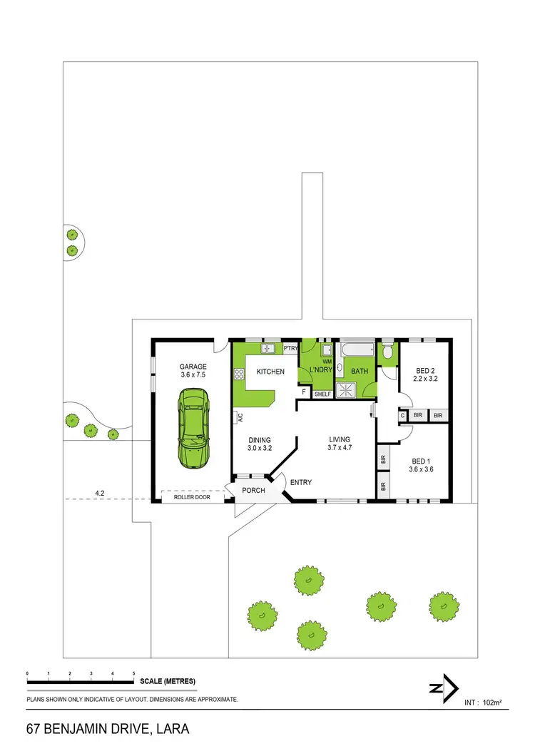 Floorplan of Homely house listing, 67 Benjamin Drive, Lara VIC 3212