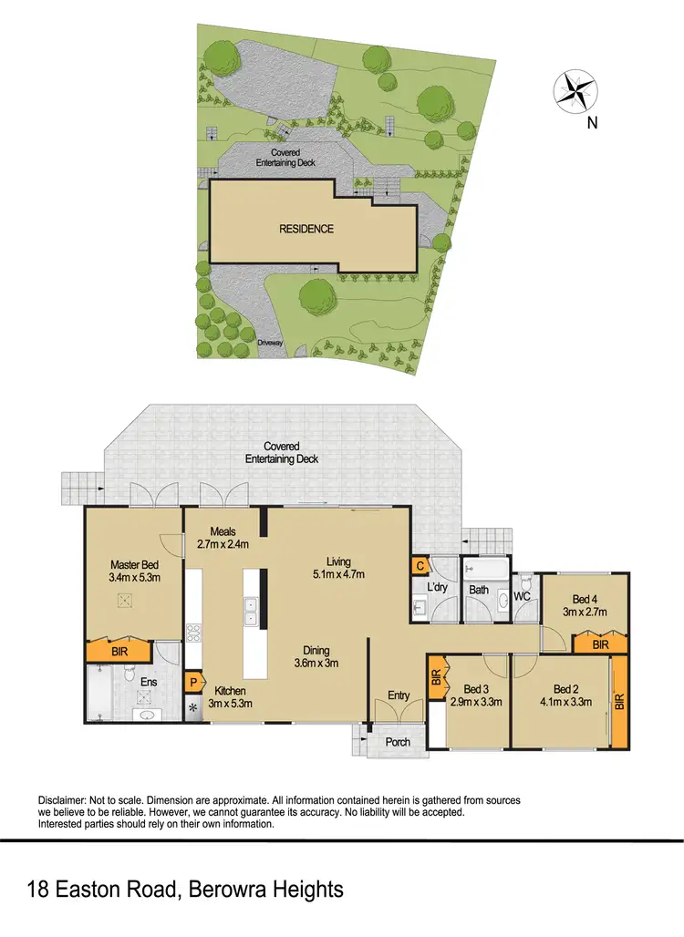 Floorplan of Homely house listing, 18 Easton Road, Berowra Heights NSW 2082