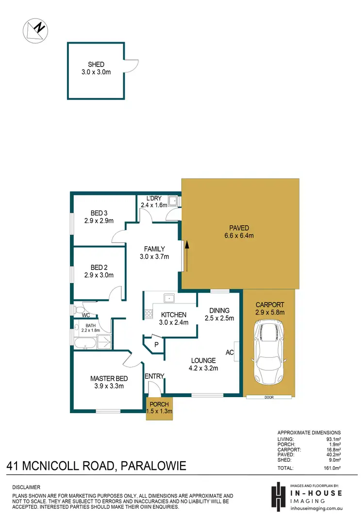 Floorplan of Homely house listing, 41 McNicoll Road, Paralowie SA 5108