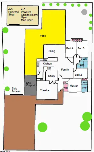 Floorplan of Homely house listing, 22 Manildra Drive, Dudley Park WA 6210