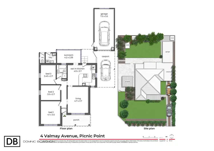 Floorplan of Homely house listing, 4 Valmay Avenue, Picnic Point NSW 2213