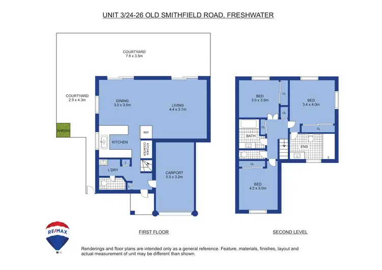 Floorplan of Homely townhouse listing, 3/24-26 Old Smithfield Road, Freshwater QLD 4870
