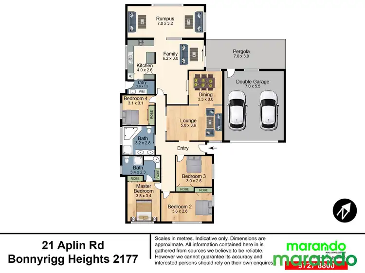 Floorplan of Homely house listing, 21 Aplin Road, Bonnyrigg Heights NSW 2177