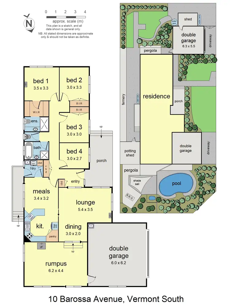 Floorplan of Homely house listing, 10 Barossa Avenue, Vermont South VIC 3133
