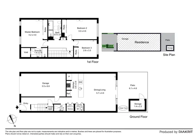 Floorplan of Homely townhouse listing, 34 Excelsior Circuit, Mulgrave VIC 3170