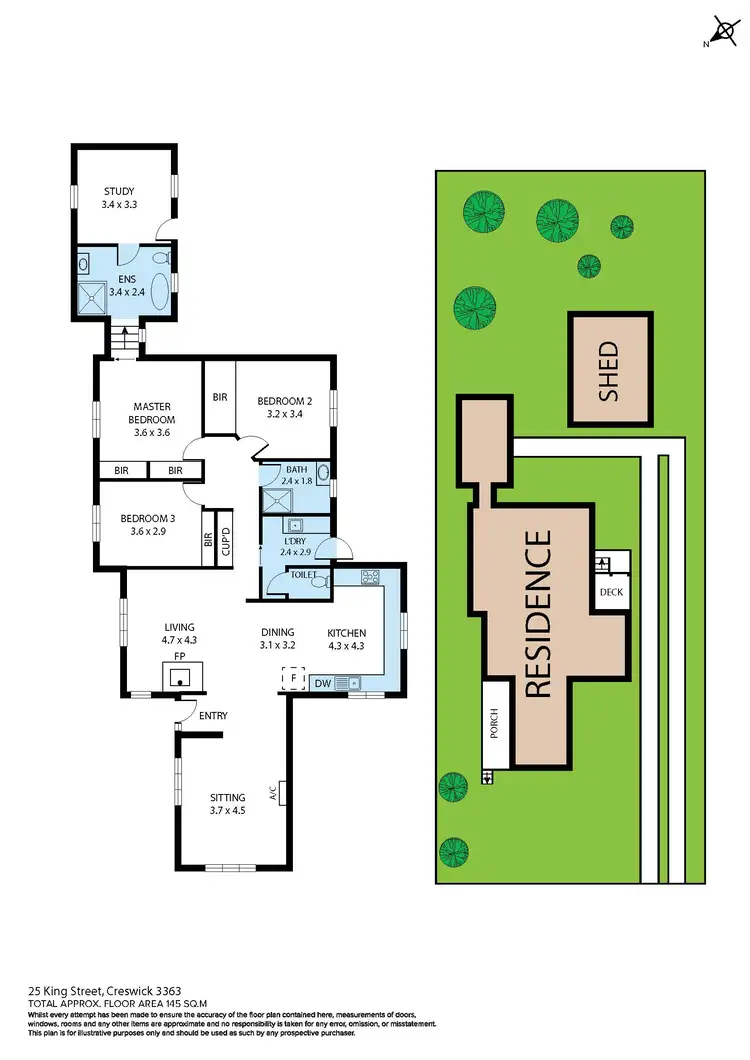 Floorplan of Homely house listing, 25 King Street, Creswick VIC 3363