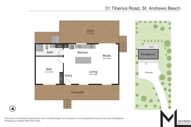 Floorplan of Homely house listing, 31 Tiberius Rd,, St Andrews Beach VIC 3941