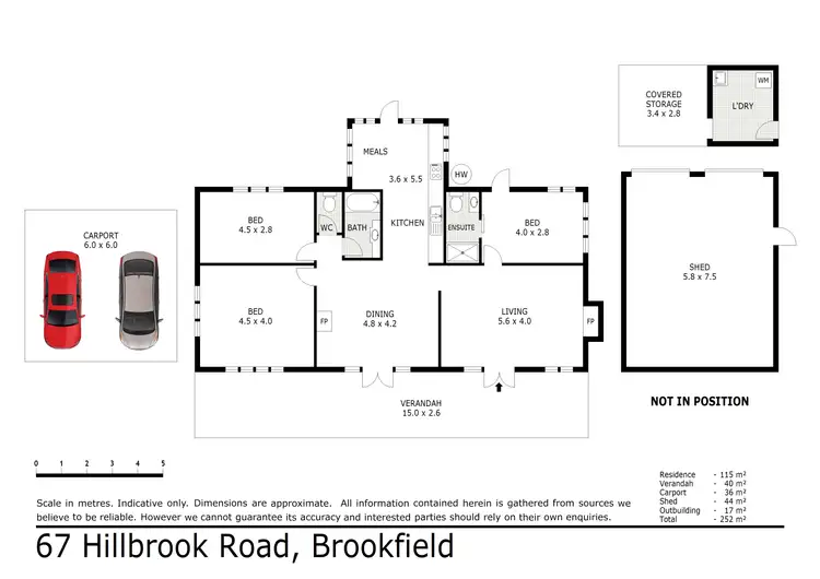 Floorplan of Homely house listing, 67 Hillbrook Road, Brookfield QLD 4069