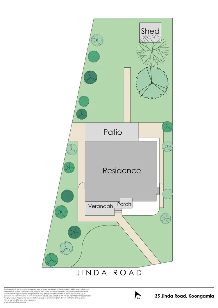 Floorplan of Homely house listing, 35 Jinda Road, Koongamia WA 6056