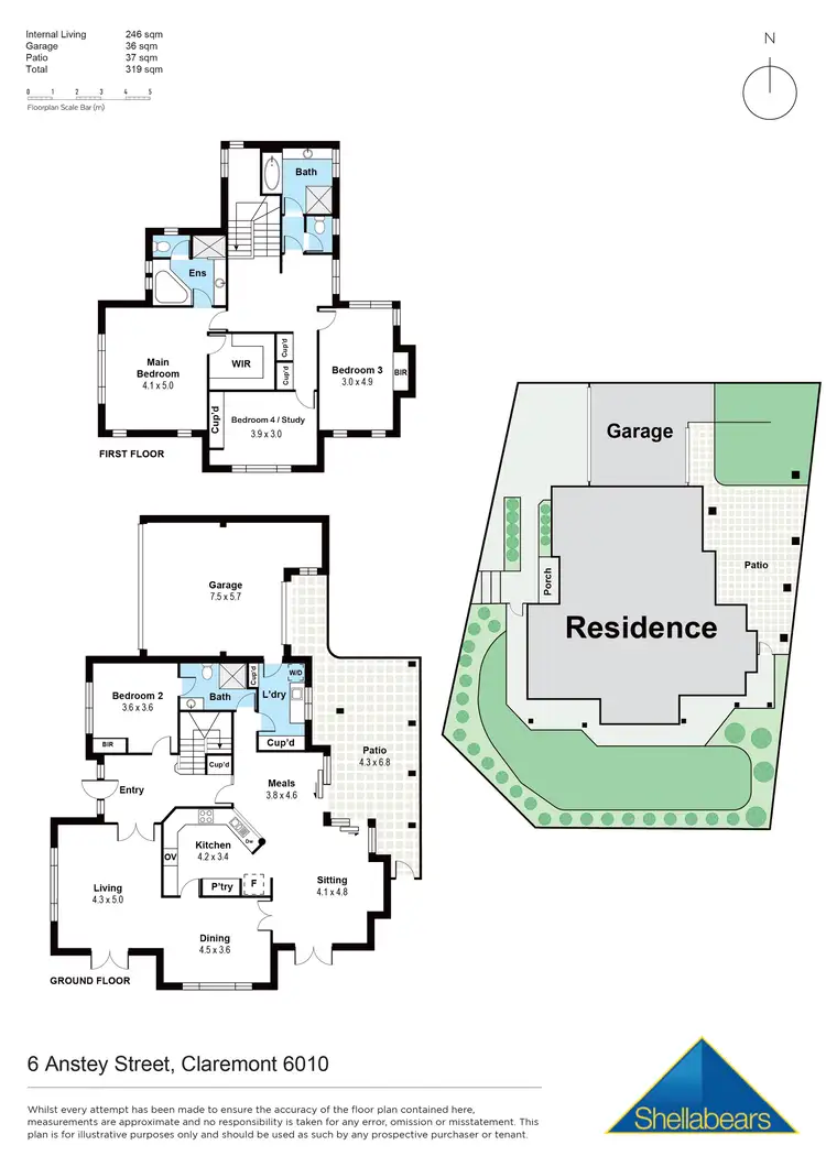 Floorplan of Homely house listing, 4/50A Anstey Street, Claremont WA 6010
