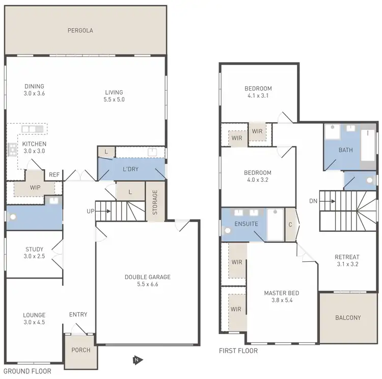 Floorplan of Homely house listing, 20 Brunton Avenue, Caroline Springs VIC 3023