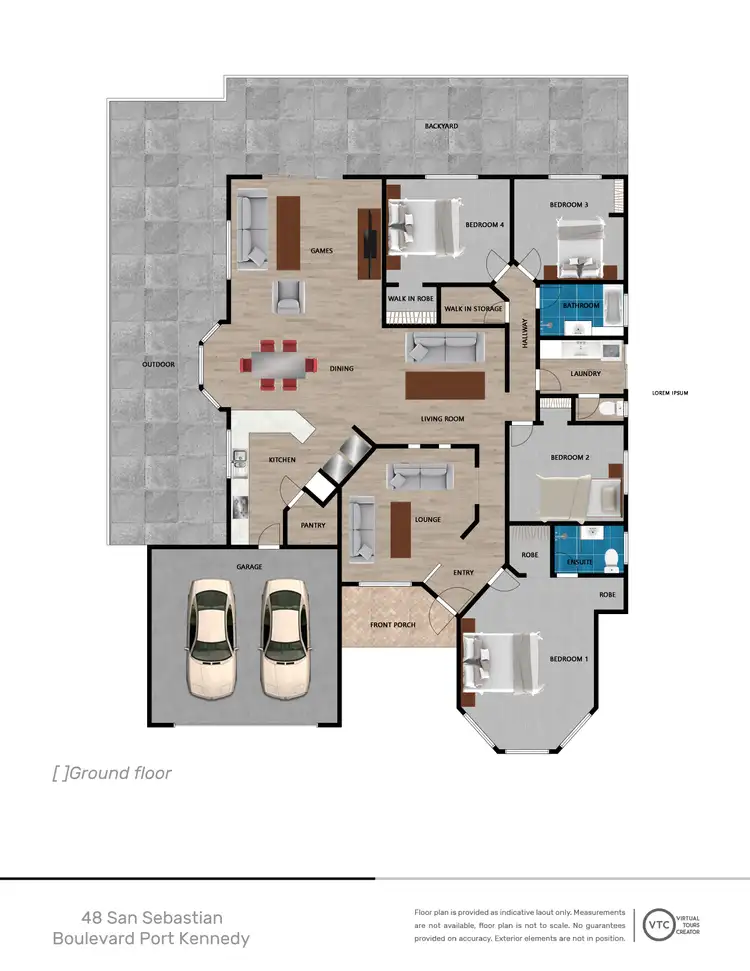 Floorplan of Homely house listing, 48 San Sebastian Boulevard, Port Kennedy WA 6172