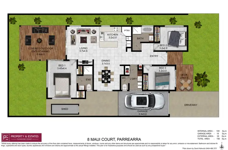 Floorplan of Homely house listing, 8 Maui Court, Kawana Island QLD 4575