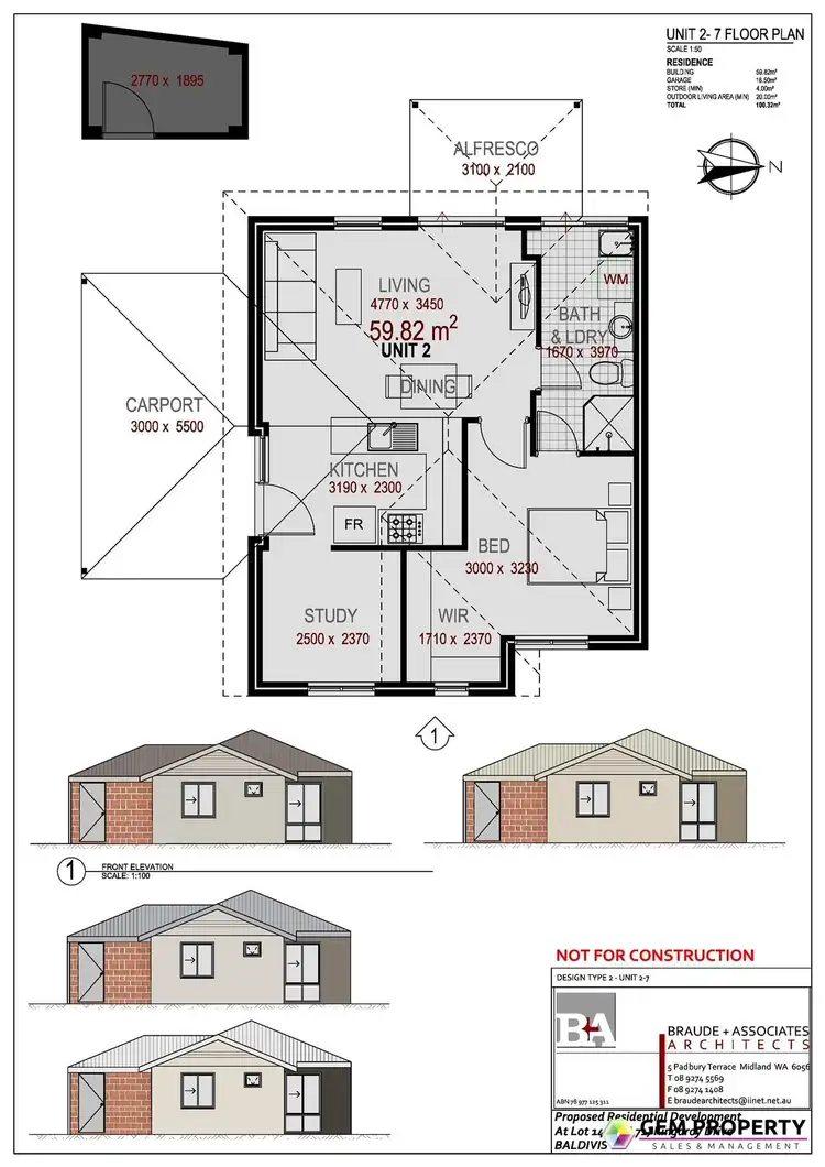 Floorplan of Homely villa listing, 6/71 Kingaroy Drive, Baldivis WA 6171