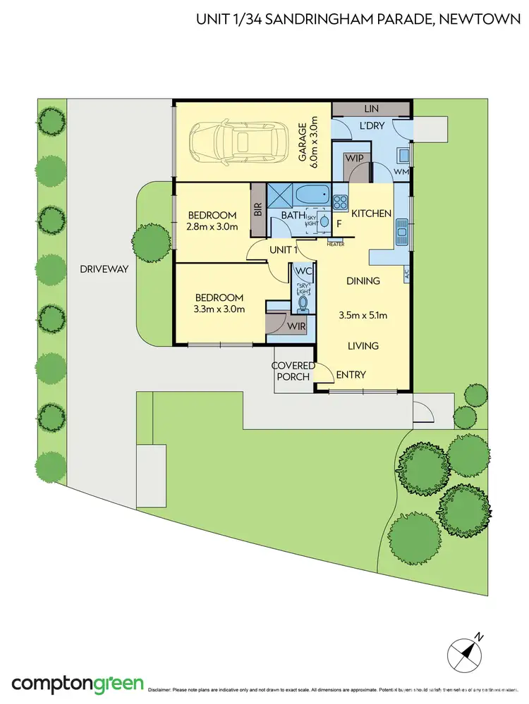 Floorplan of Homely block of units listing, 1, 2, 3 & 4/34 Sandringham Parade, Newtown VIC 3220