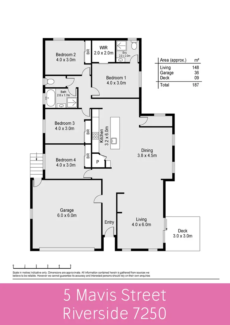 Floorplan of Homely house listing, 5 Mavis Street, Riverside TAS 7250