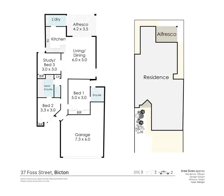 Floorplan of Homely house listing, 37 Foss Street, Bicton WA 6157