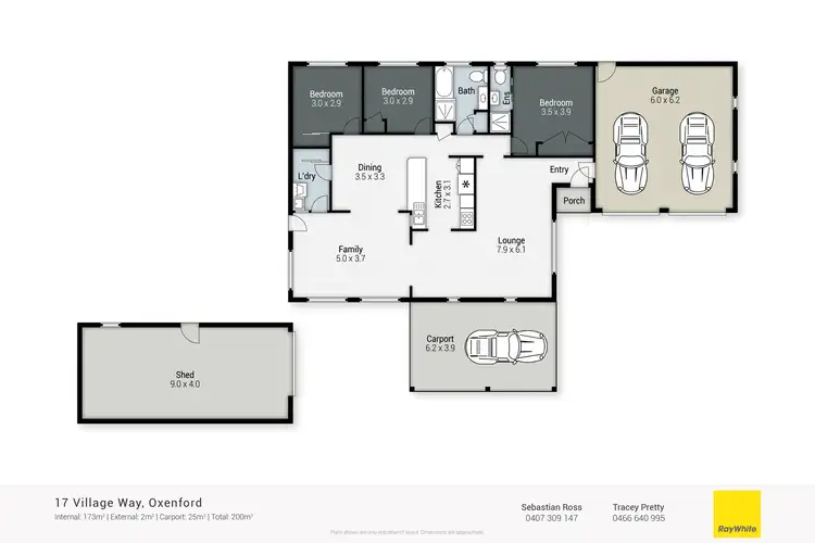 Floorplan of Homely house listing, 17 Village Way, Oxenford QLD 4210