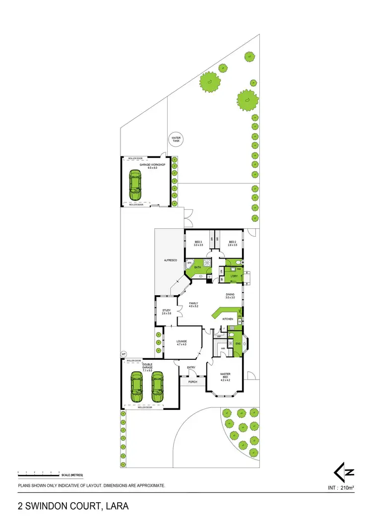 Floorplan of Homely house listing, 2 Swindon Court, Lara VIC 3212