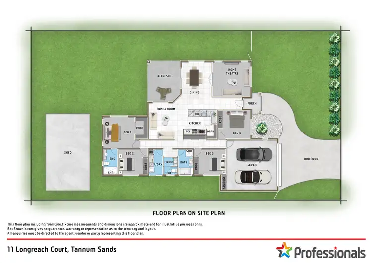 Floorplan of Homely house listing, 11 Longreach Court, Tannum Sands QLD 4680