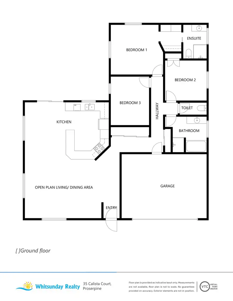 Floorplan of Homely house listing, 35 Calista Court, Proserpine QLD 4800