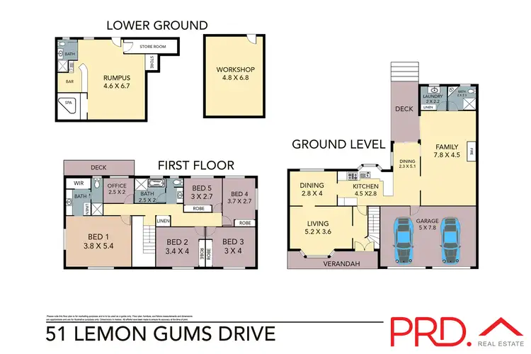 Floorplan of Homely house listing, 51 Lemon Gums Drive, Tamworth NSW 2340