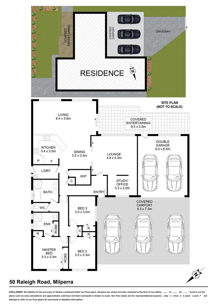 Floorplan of Homely house listing, 50 Raleigh Road, Milperra NSW 2214