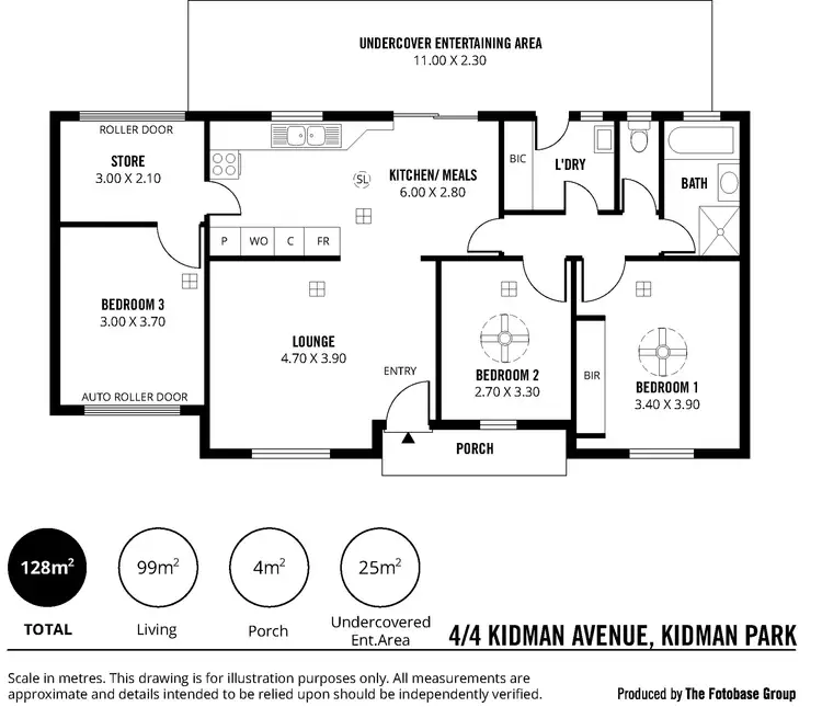 Floorplan of Homely house listing, 4/4 Kidman Avenue, Kidman Park SA 5025