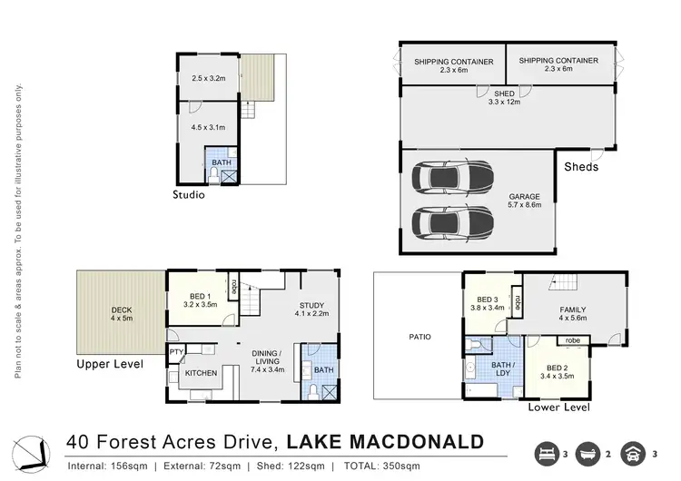 Floorplan of Homely house listing, 40 Forest Acres Drive, Lake Macdonald QLD 4563