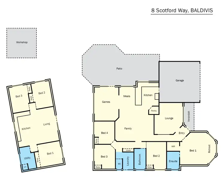Floorplan of Homely house listing, 8 Scotford Way, Baldivis WA 6171
