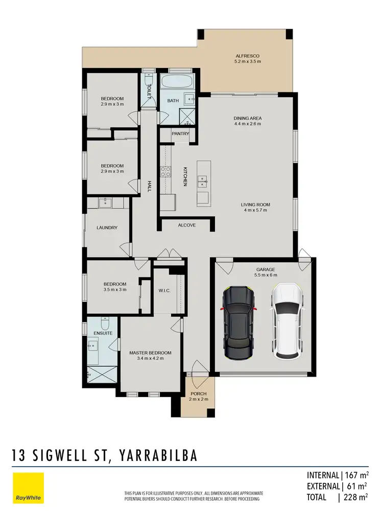 Floorplan of Homely house listing, 13 Sigwell Street, Yarrabilba QLD 4207