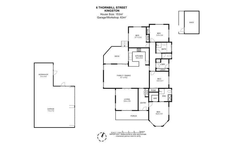 Floorplan of Homely house listing, 6 Thornbill Street, Kingston TAS 7050