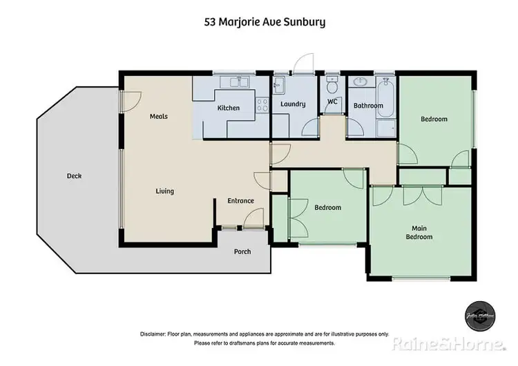 Floorplan of Homely house listing, 53 Marjorie Avenue, Sunbury VIC 3429