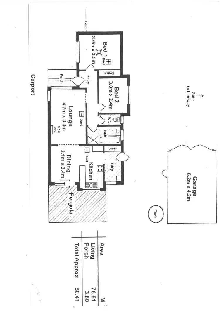 Floorplan of Homely house listing, 4/56 Fourth Street, Gawler South SA 5118