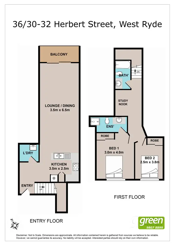 Floorplan of Homely apartment listing, 36/32 Herbert Street, West Ryde NSW 2114