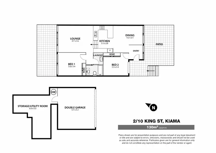 Floorplan of Homely unit listing, 2/10 King Street, Kiama NSW 2533