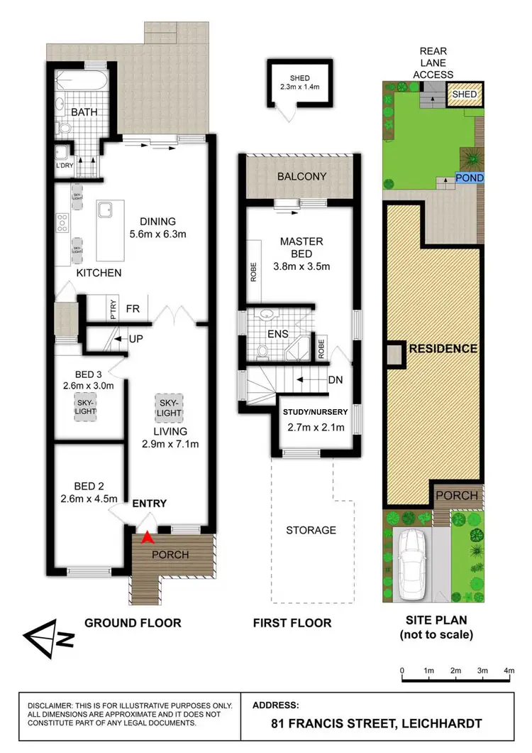Floorplan of Homely house listing, 81 Francis Street, Leichhardt NSW 2040