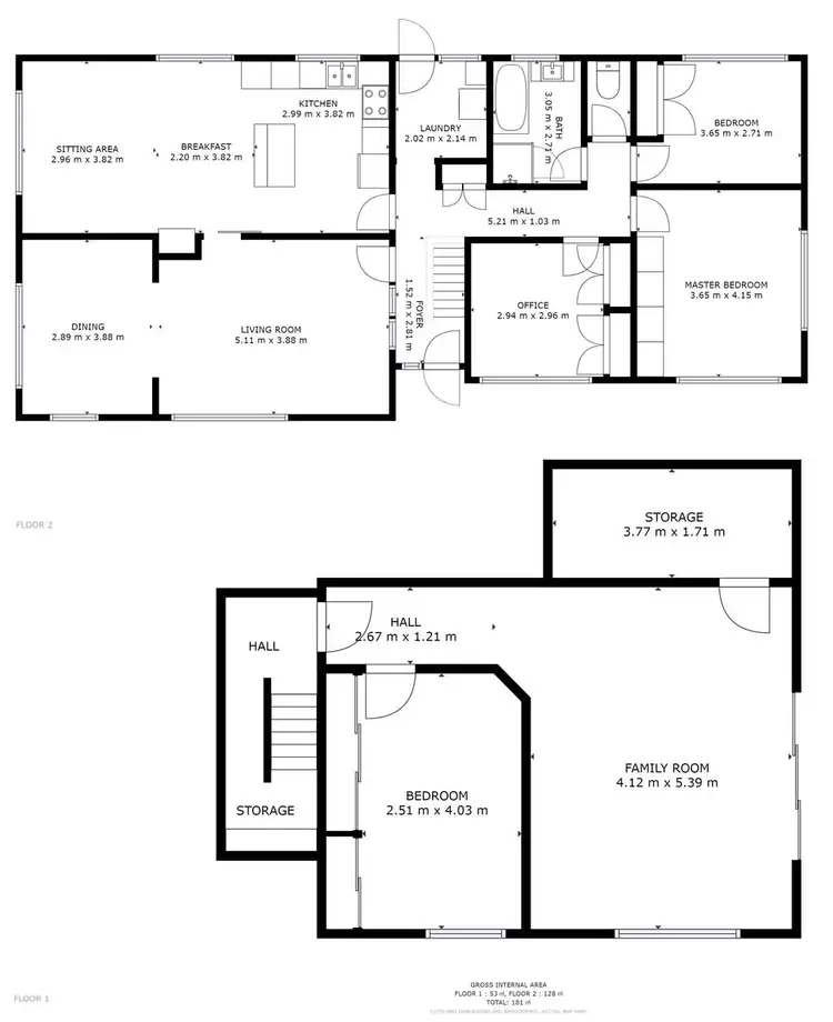 Floorplan of Homely house listing, 8 Cheviot Road, West Moonah TAS 7009