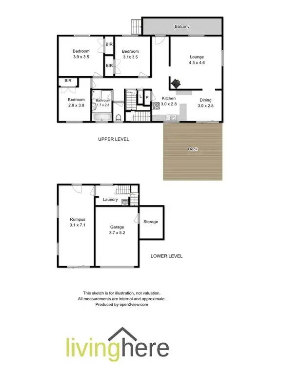 Floorplan of Homely house listing, 25 Andrea Place, Riverside TAS 7250
