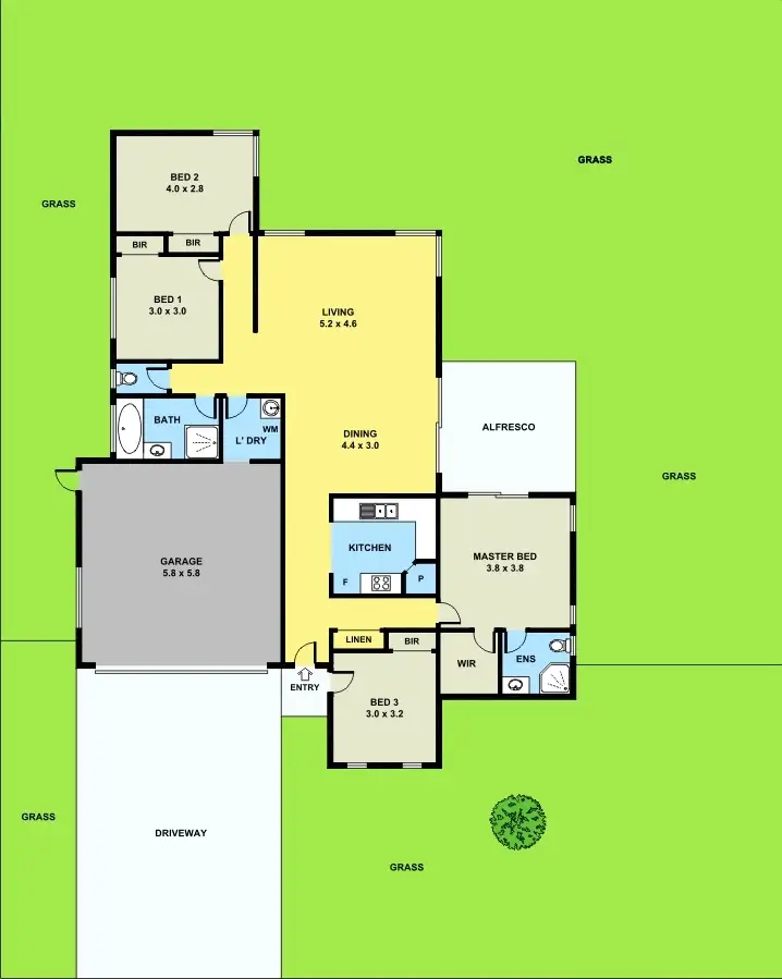 Floorplan of Homely house listing, 39 Ernestine Circuit, Eagleby QLD 4207