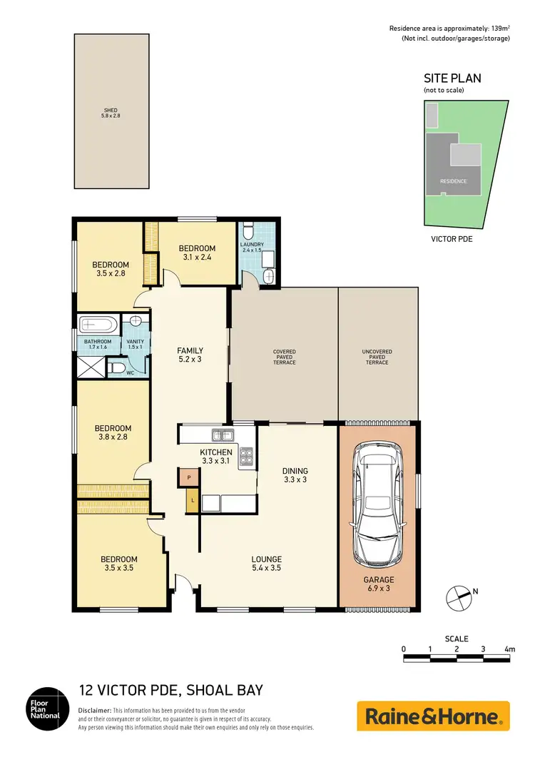 Floorplan of Homely house listing, 12 Victor Parade, Shoal Bay NSW 2315