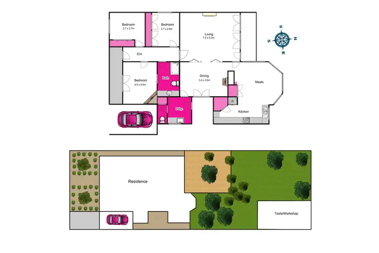 Floorplan of Homely house listing, 21 Bay Street, Rippleside VIC 3215