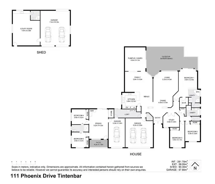 Floorplan of Homely house listing, 111 Phoenix Drive, Tintenbar NSW 2478