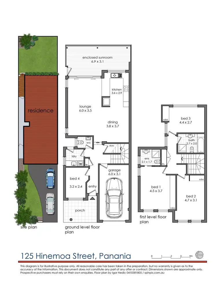 Floorplan of Homely house listing, 125 Hinemoa Street, Panania NSW 2213